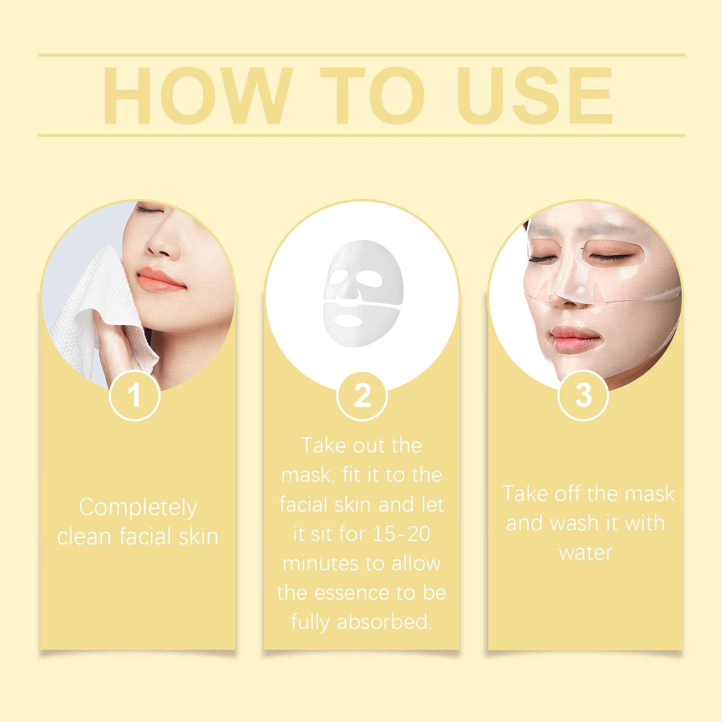 West&Month Collagen Moisturizing Mask (Bag) Nourishes And Hydrates The Facial Skin In One, Soothing And Moisturizing Way eprolo