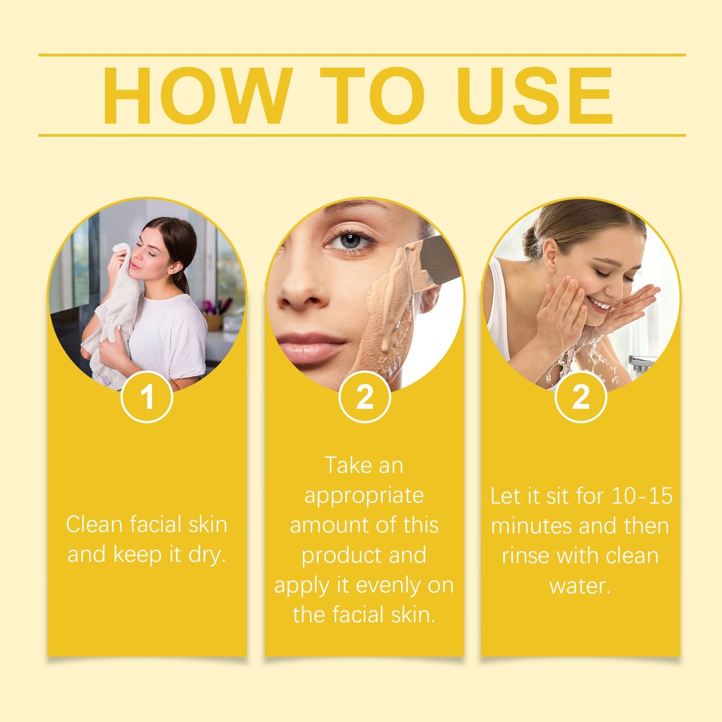 Hoygi Turmeric Mud Film Gently Cleans Skin Pores, Moisturizes Skin Care, Moisturizes Moisture, Locks Water And Moistens Soft Mud Film eprolo