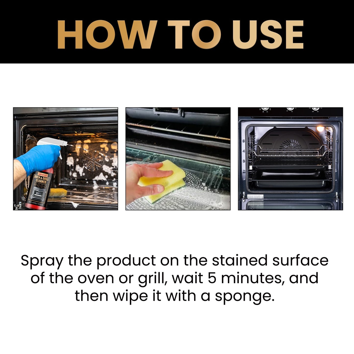 Oven & Grill Cleaner, Oven Grill Special Decontamination, Deodorization, Odor, Odor And Oil Remover eprolo