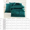 Premium 7-Piece King Bedding Set Durable Polyester Includes Mattress Topper Pillowcases Flat Sheet for Relaxation Simple ferrersa