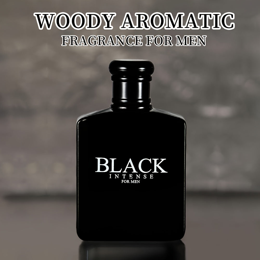 3.4oz Men's Cologne Spray - Woody Fresh Masculine Fragrance with Sage, Lemon & Wormwood - Medium Concentration Eau de Toilette - Long-Lasting Scent for Day & Night Use, Car Perfume Air Freshener, Elegant Bottle Design, Sleek ferrersa