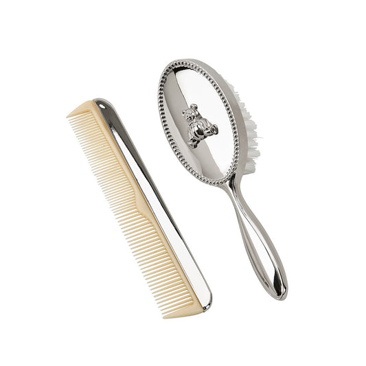 Teddy Bear Comb & Brush Set Creativegiftsdirect