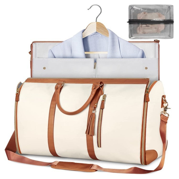 Large Capacity Travel Duffle Bag Women's Handbag Folding Suit Bag Waterproof Clothes Totes ferrersa