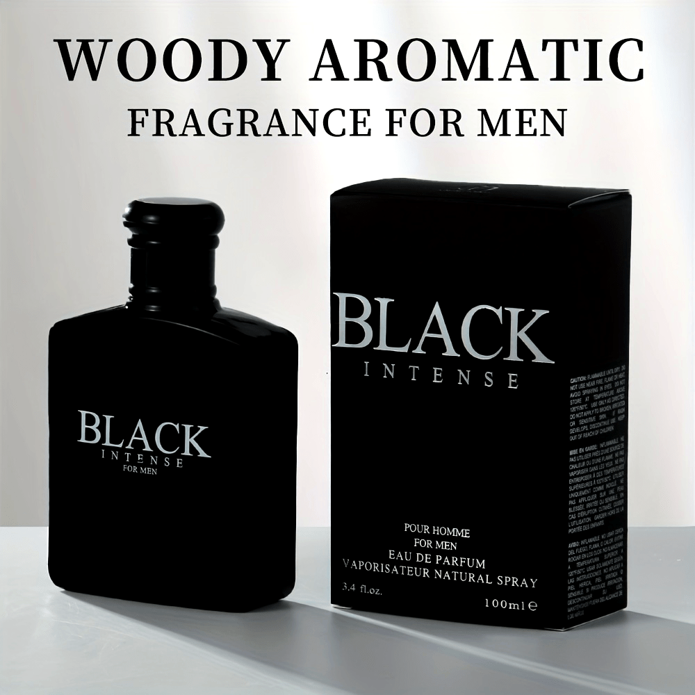 3.4oz Men's Cologne Spray - Woody Fresh Masculine Fragrance with Sage, Lemon & Wormwood - Medium Concentration Eau de Toilette - Long-Lasting Scent for Day & Night Use, Car Perfume Air Freshener, Elegant Bottle Design, Sleek ferrersa