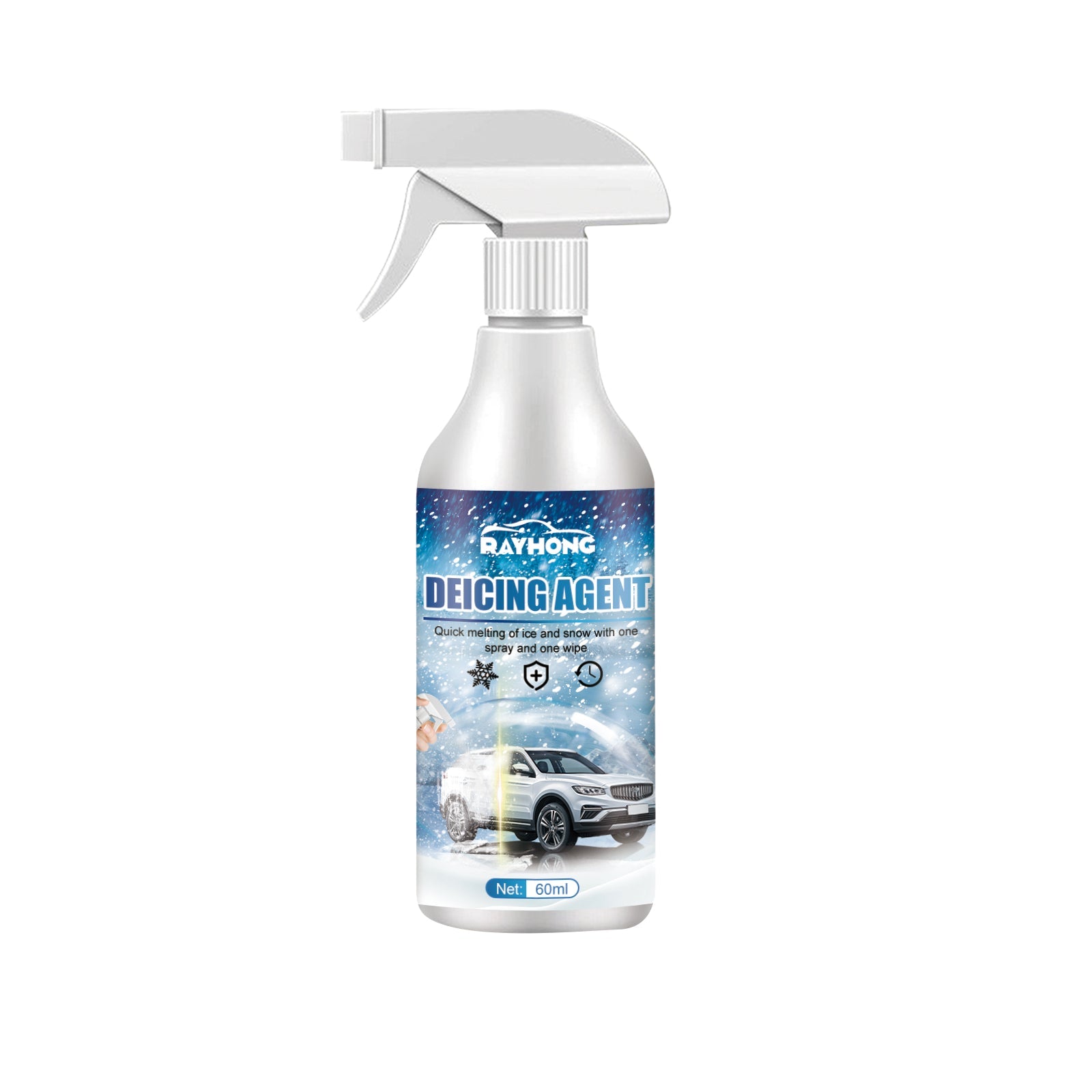 Melting Snow Remover Quick Melting Snow Remover For Car Glass In Winter Front Windshield And Window Snow Preventer eprolo