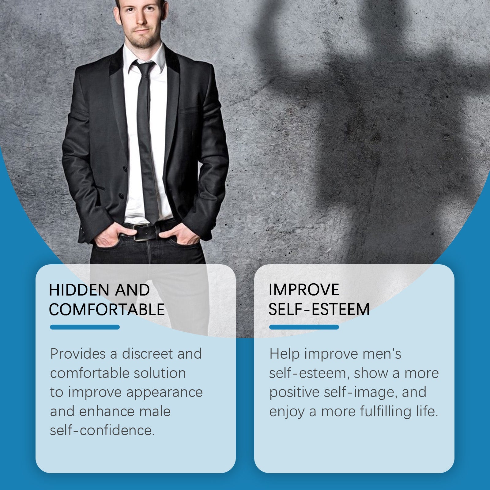 North Moon Men's Body Care Mat Men's Body Care Mat Breathable Anti-Wear Comfortable Material eprolo