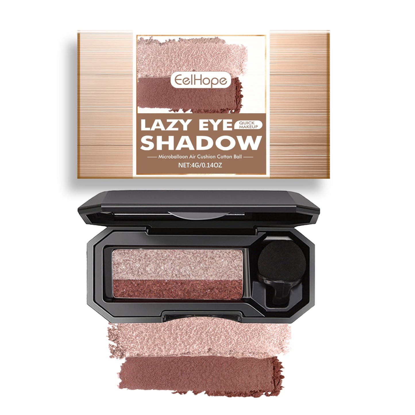 Lazy Eye Shadow, Natural Development Pearlescent Matte Beginner Daily Makeup Glitter Eyeshadow eprolo