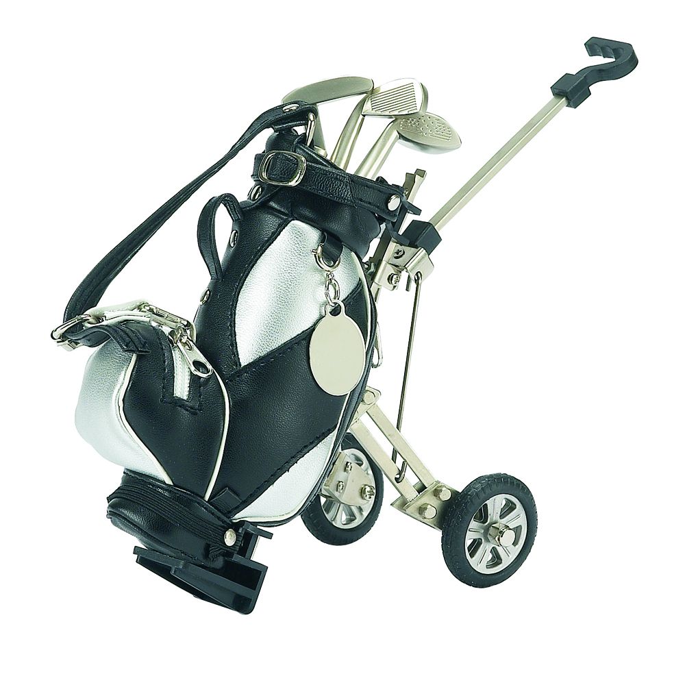Golf Cart Style Pen Set & Holder Creativegiftsdirect