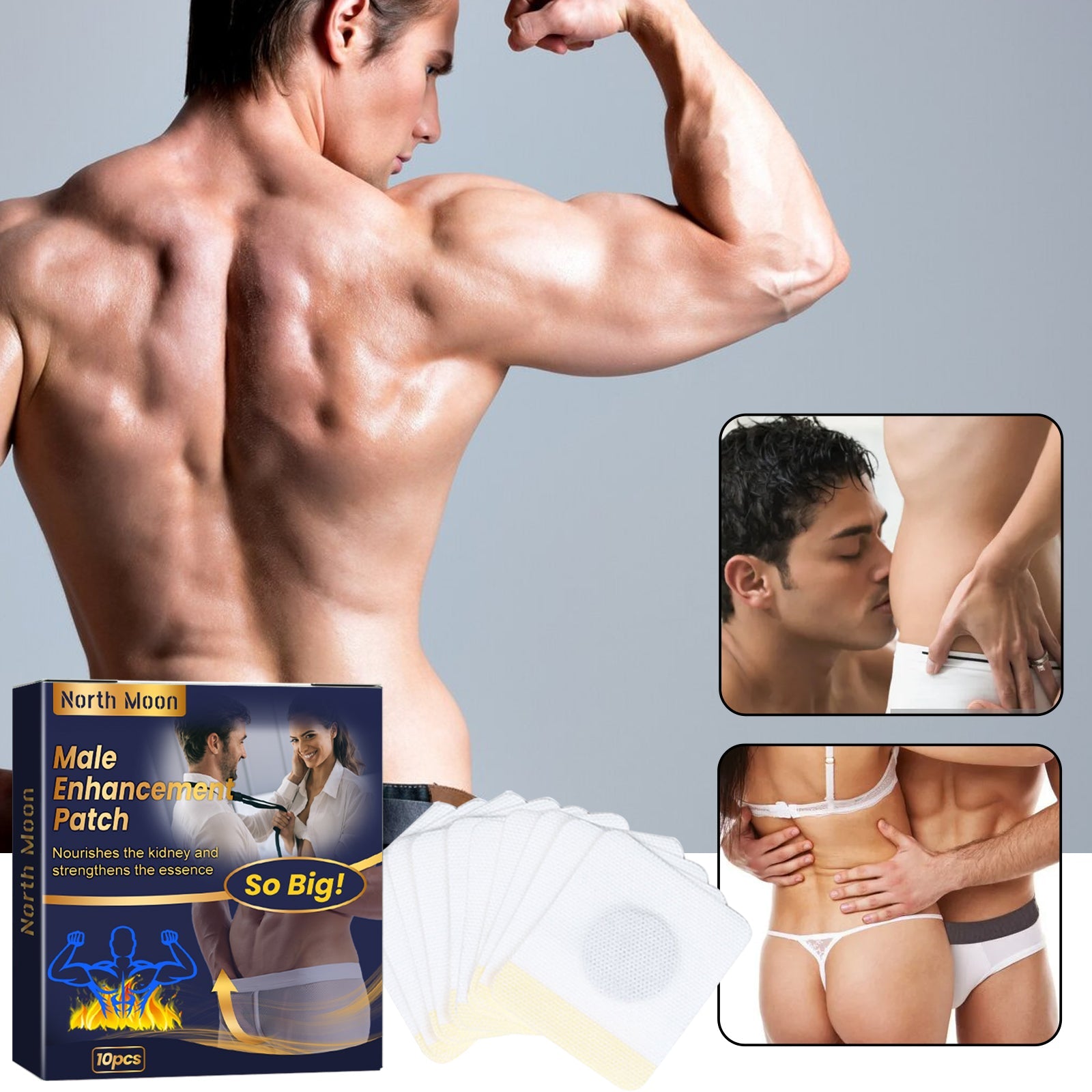 North moon Male Enhancement Patch, Male Nourishing Kidney Private Part Care Sexual Function Enhancement Patch eprolo