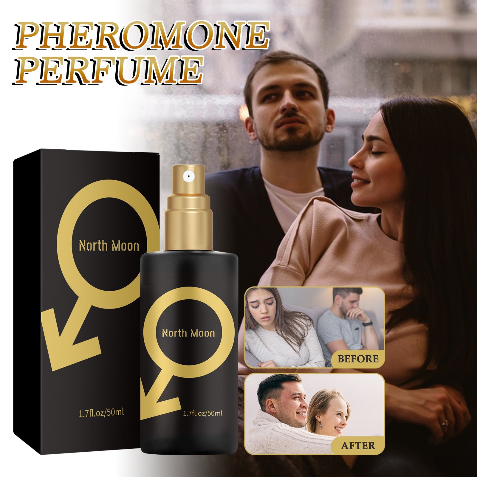 North moon Fragrance, Fresh Stay Fragrance Deodorizing Odor Lasting Niche Light Fragrance Couples Dating Atmosphere Perfume eprolo