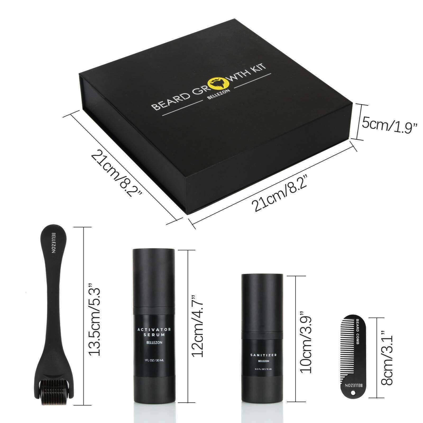 Beard Growth Liquid Beard Care Set DC-Powered by People