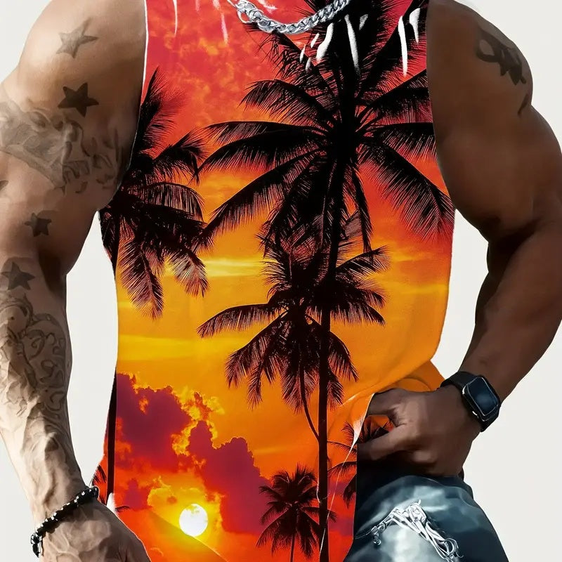 Full Printed Vest Made Of Polyester Material ferrersa