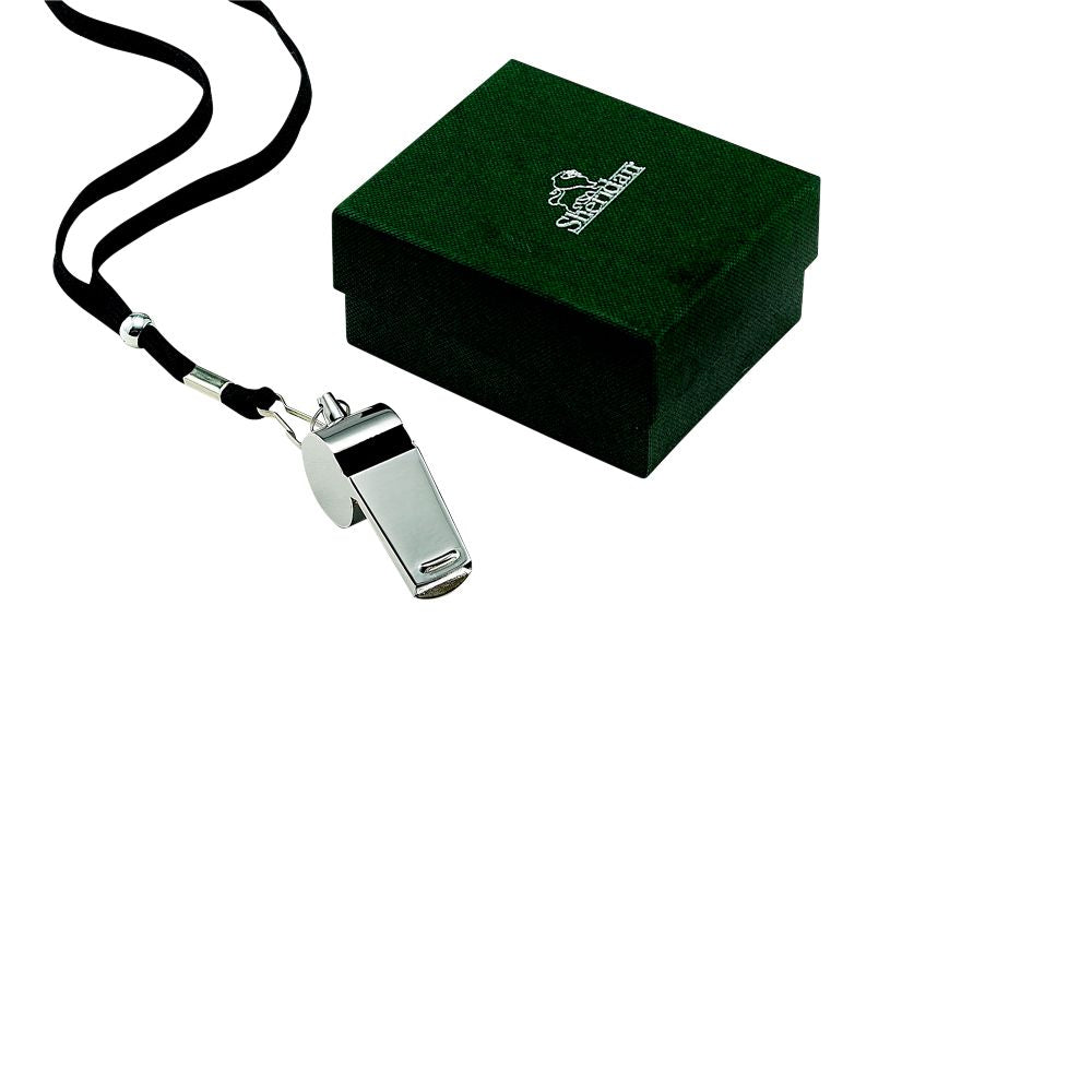 Stainless Steel Coach's Whistle with Lanyard Creativegiftsdirect