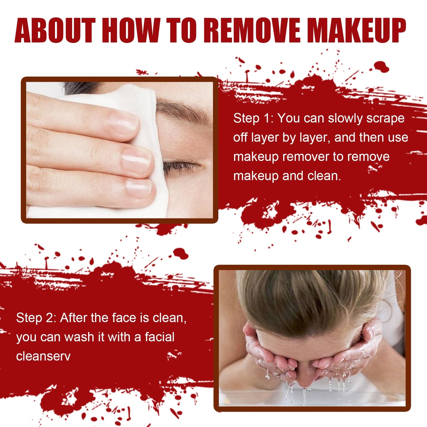 Halloween Makeup Kit, Simulates Plasma Skin Wax-Shaped Scar Water Wound Makeup Halloween Makeup Kit eprolo