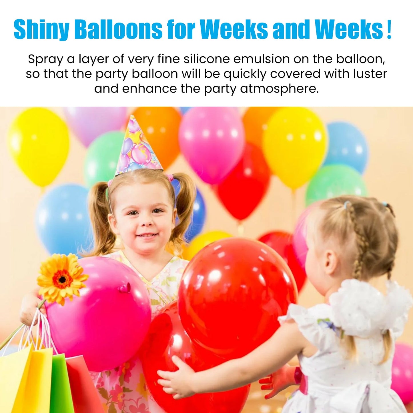 Aerosol Balloon Spray, Balloon Surface Texture Gloss Lasting Non Oxidation Fading Spray eprolo