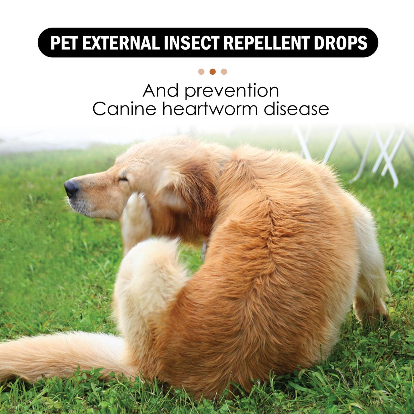 Pet Extracorporeal Insect Repellent Drops, Cats And Dogs Clean To Remove Ticks And Fleas Drops eprolo