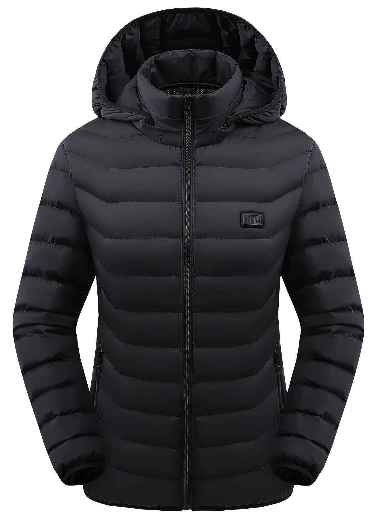 Women's Heated Jacket, Autumn & Winter Outdoor Sports Casual Warm Jacket, Autumn & Winter Outdoor Sports, Skiing Fashionable Heated Jacket, Perfect Gift for Christmas, Thanksgiving & New Year (Includes Battery) ferrersa