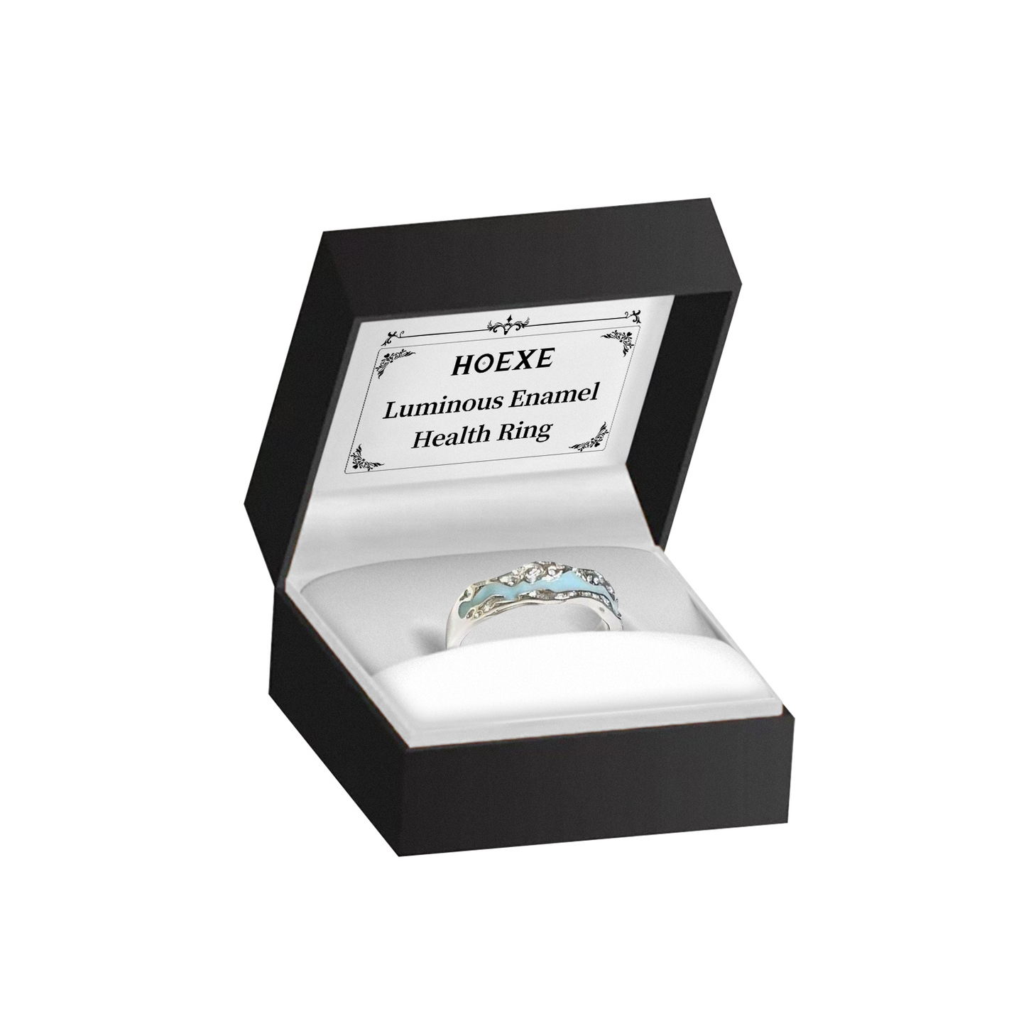 Hoexe Glow-In-The-Dark Enamel Ring Enhances Comfort In Daily Life Pamper The Body Sports Portable Ring eprolo