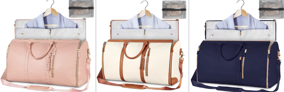 Large Capacity Travel Duffle Bag Women's Handbag Folding Suit Bag Waterproof Clothes Totes ferrersa