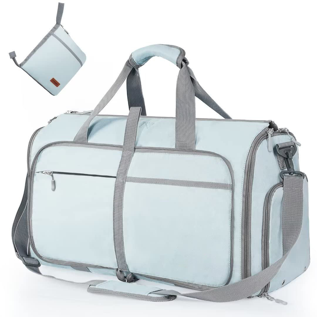 Large Capacity Travel Duffle Bag Women's Handbag Folding Suit Bag Waterproof Clothes Totes ferrersa