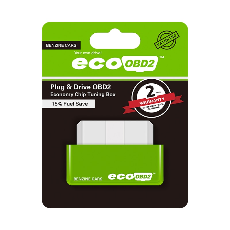 Plug And Play ECOOBD2 Gasoline Car Fuel Economy ECO OBD2 Driver DC-Powered by People
