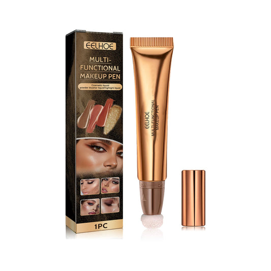 EELHOE Multifunctional Makeup Pen, Face Light Highlight Natural Three-Dimensional Liquid Contour Beauty Stick eprolo
