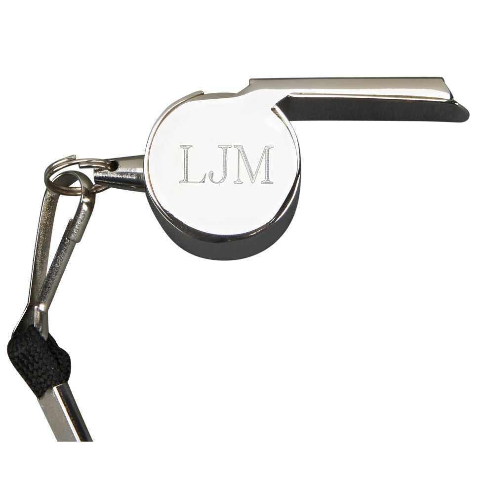 Stainless Steel Coach's Whistle with Lanyard Creativegiftsdirect