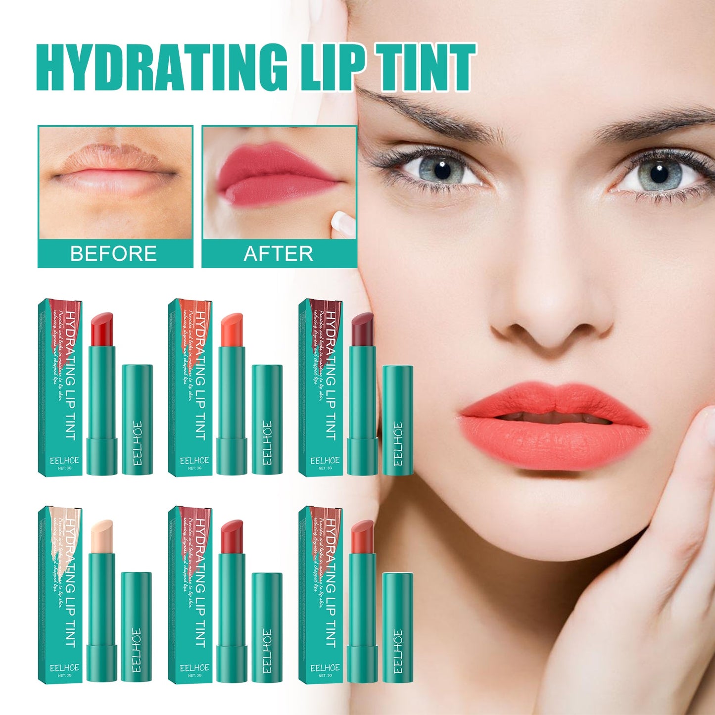 Moisturizing Lip Gloss, Reduce Lip Lines, Dry, Cracked, Dead Skin, Moisturizing, Plump, Plump, Toot Lip Gloss eprolo