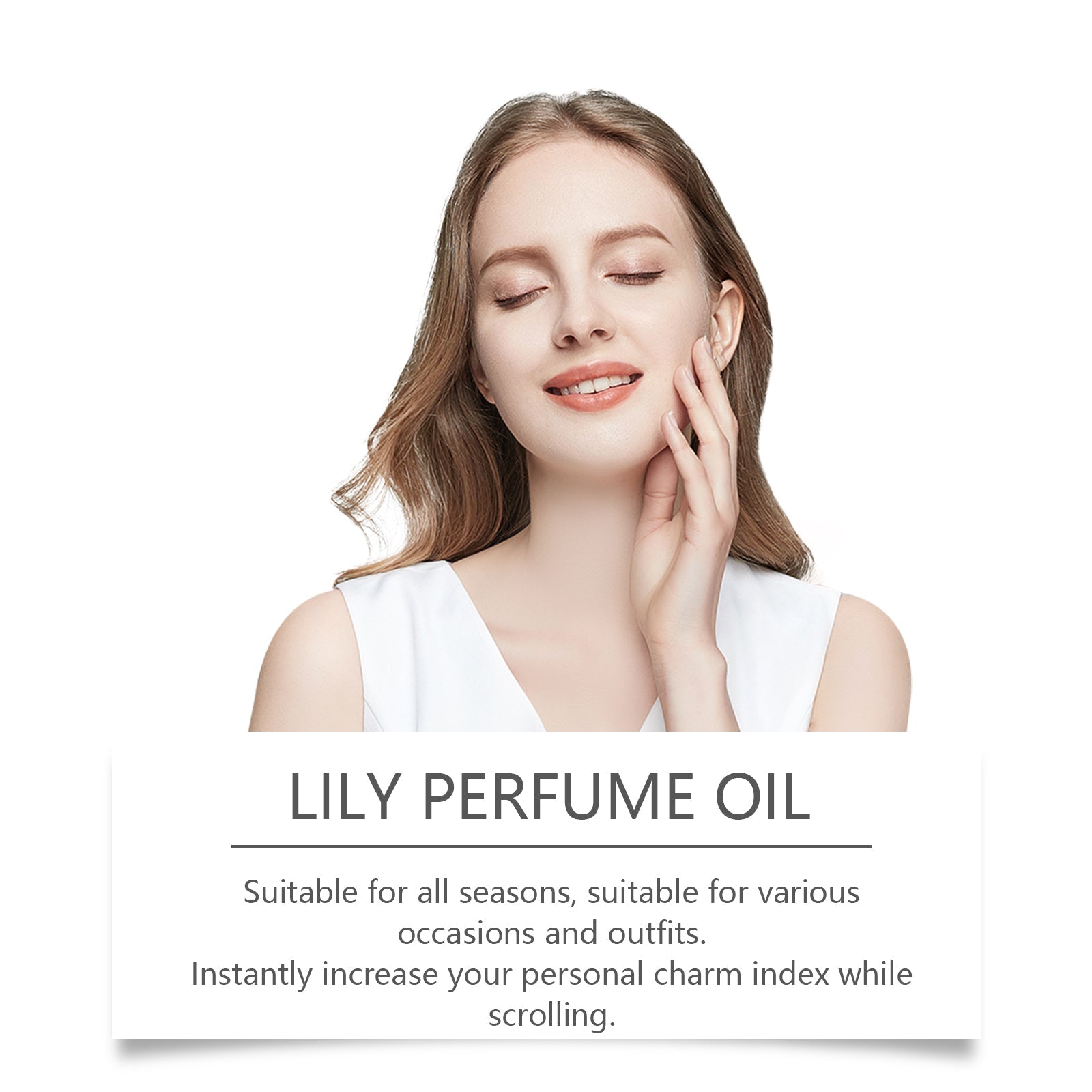 Ladies Pheromone Ball Lily Perfume, Mild And Long-Lasting Fresh Fragrance Portable Fragrance eprolo