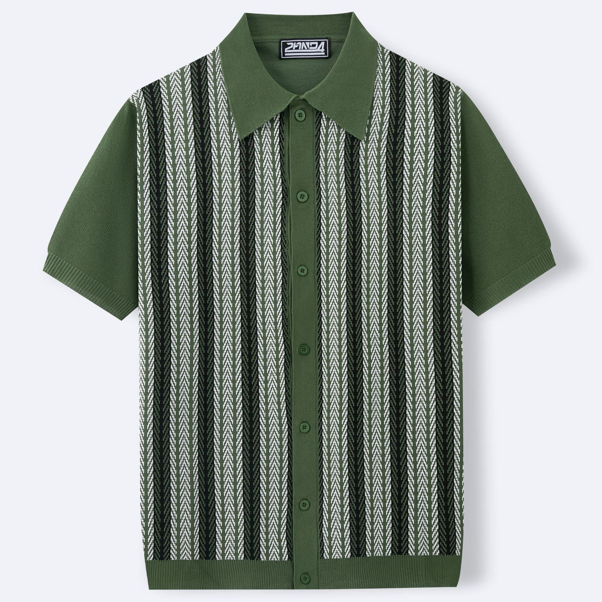 Men's Casual Striped Jacquard Sweater ferrersa