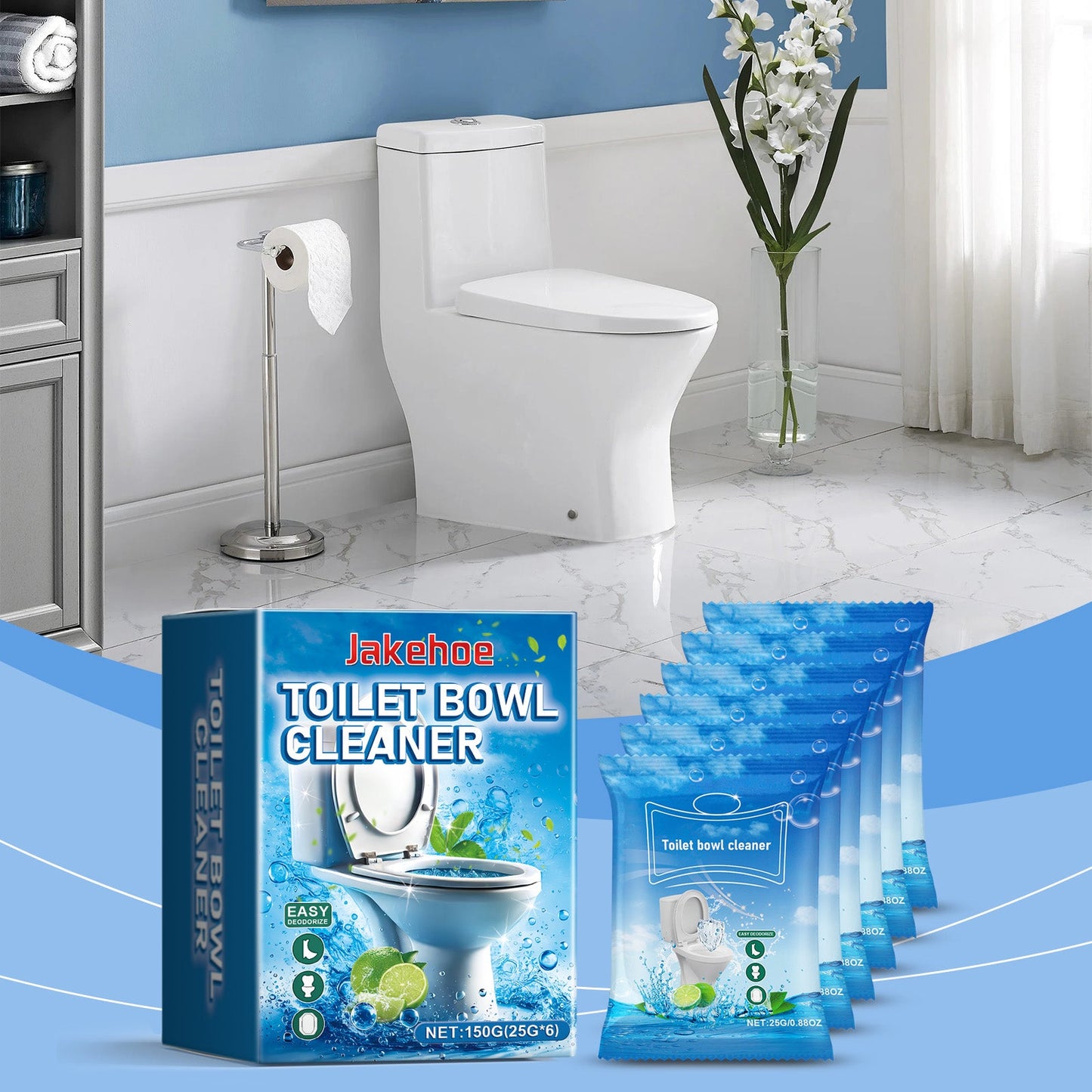 Jakehoe Toilet Cleaning Powder, A Household Toilet And Bathroom Cleaning Agent For Removing Dirt And Urine Stains, Is A Fragrant Toilet Cleaner eprolo