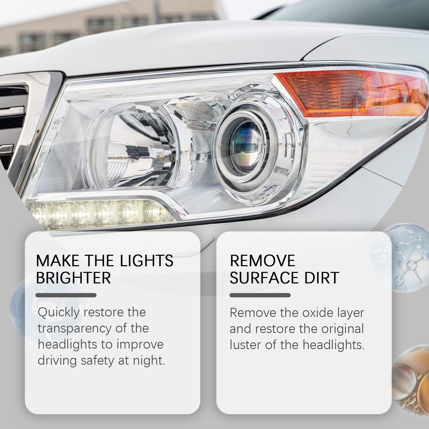 Car Headlight Repair And Polishing Set, Refurbished Coating Maintenance Brightening Lamp Care Set eprolo