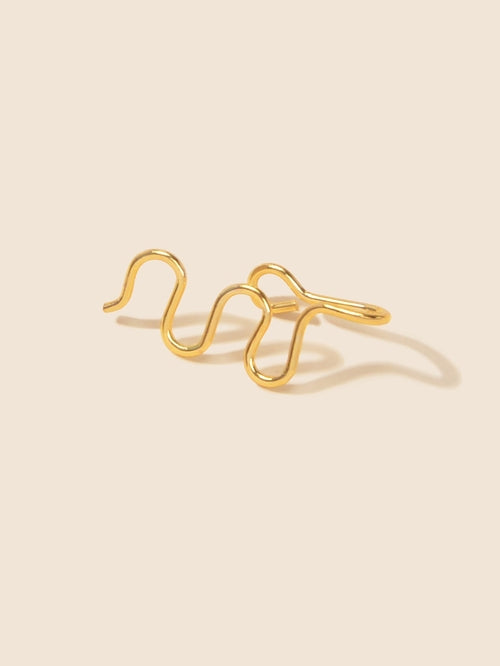 Fake Nose Ring Hoop Stud Geometric Faux Nose Piercing Jewelry Clip On ferrersa