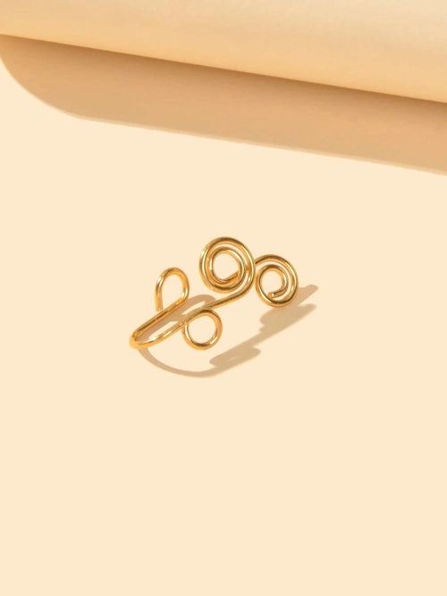Feelontop Geometric Circle Fake Nose Ring Lip Nose Body Piercing Stud ferrersa