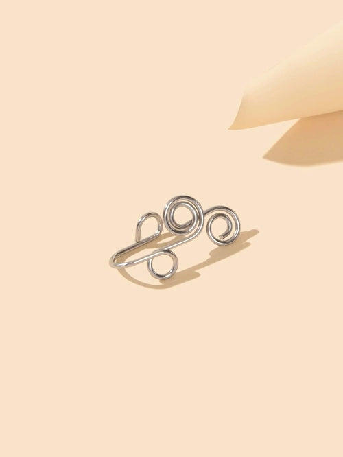 Feelontop Geometric Circle Fake Nose Ring Lip Nose Body Piercing Stud ferrersa