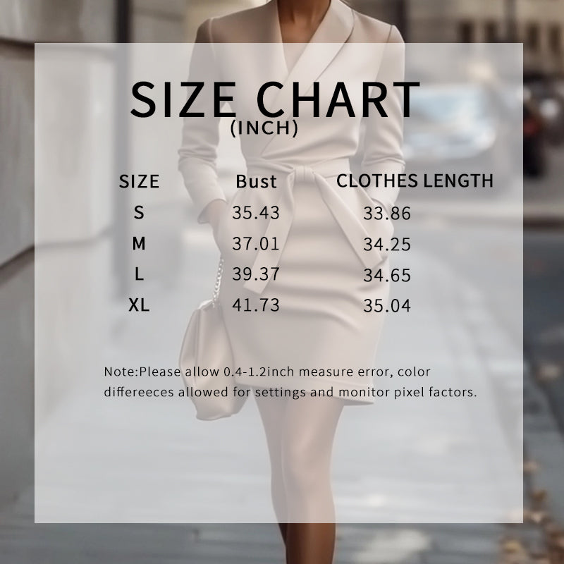 Women's V-Neck Short Dress With Pockets - Long Sleeve Belted Casual Fall Dress ferrersa