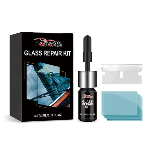 Glass Repair Kit, Auto Glass Cracks And Scratches Multi-Functional Adhesive Repair Solution eprolo