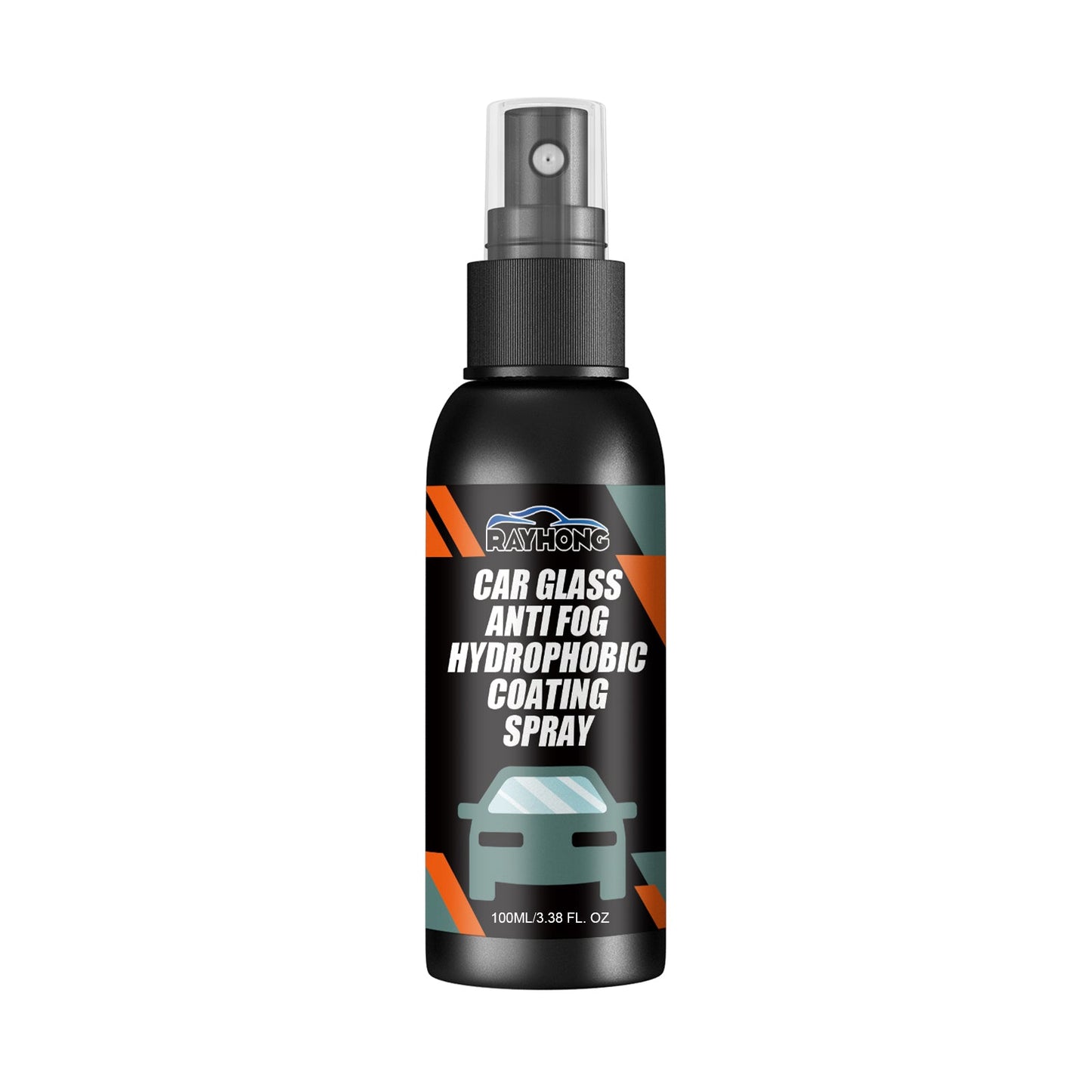 Rayhong Car Glass-Anti Fog Hydrophobic Coating Spray, Rearview Mirror Windshield Cleaner Stains Hydrophobic Water Spray Antifogging Agent eprolo