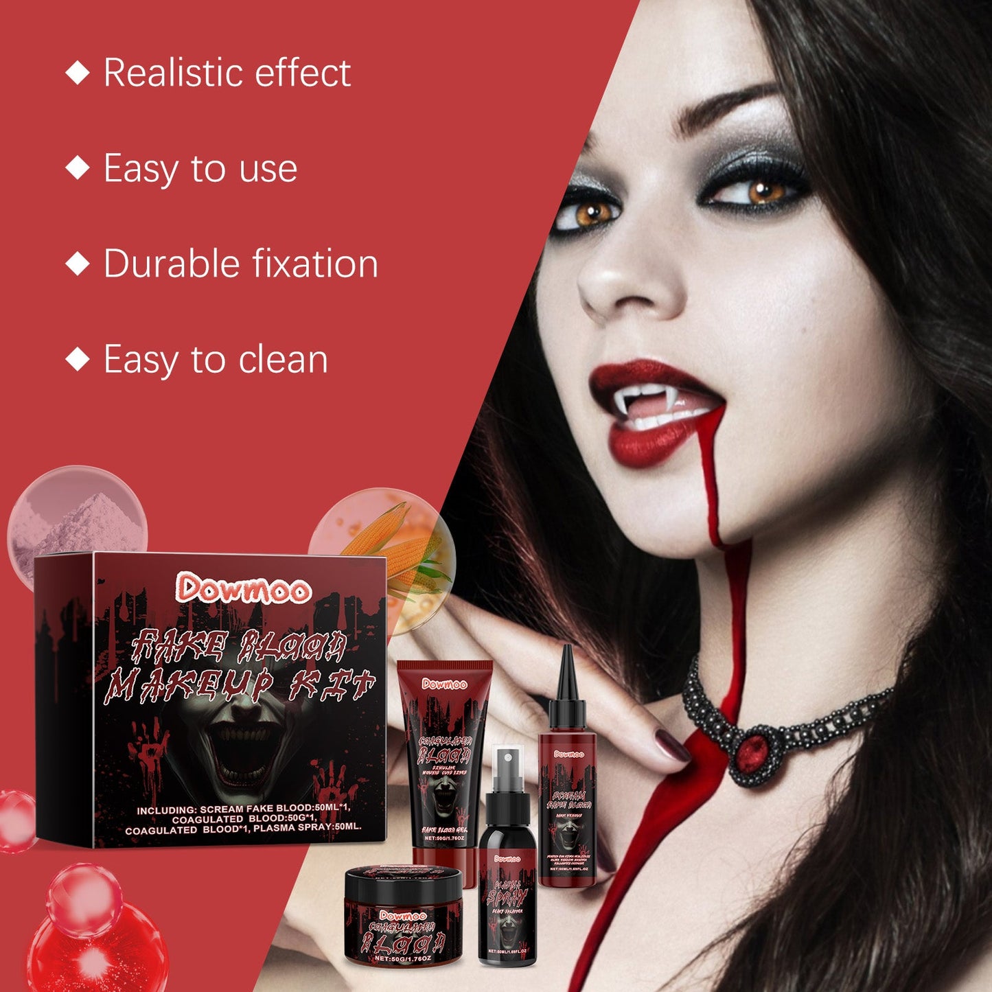 Halloween Costume Set To Create A Festive Atmosphere Effect Props Entertainment Spoofing Costume Party Supplies eprolo