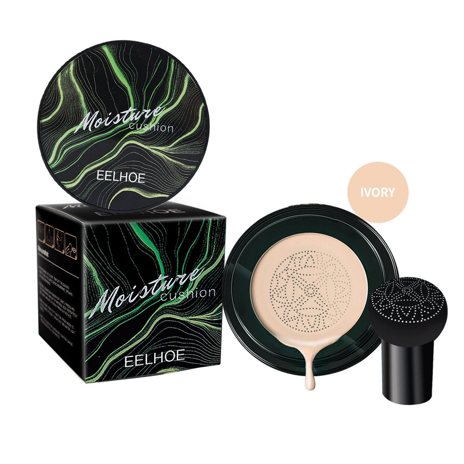 Moisture Cushion, Hides Facial Blemishes And Brighens Natural Nude Foundation Cream eprolo