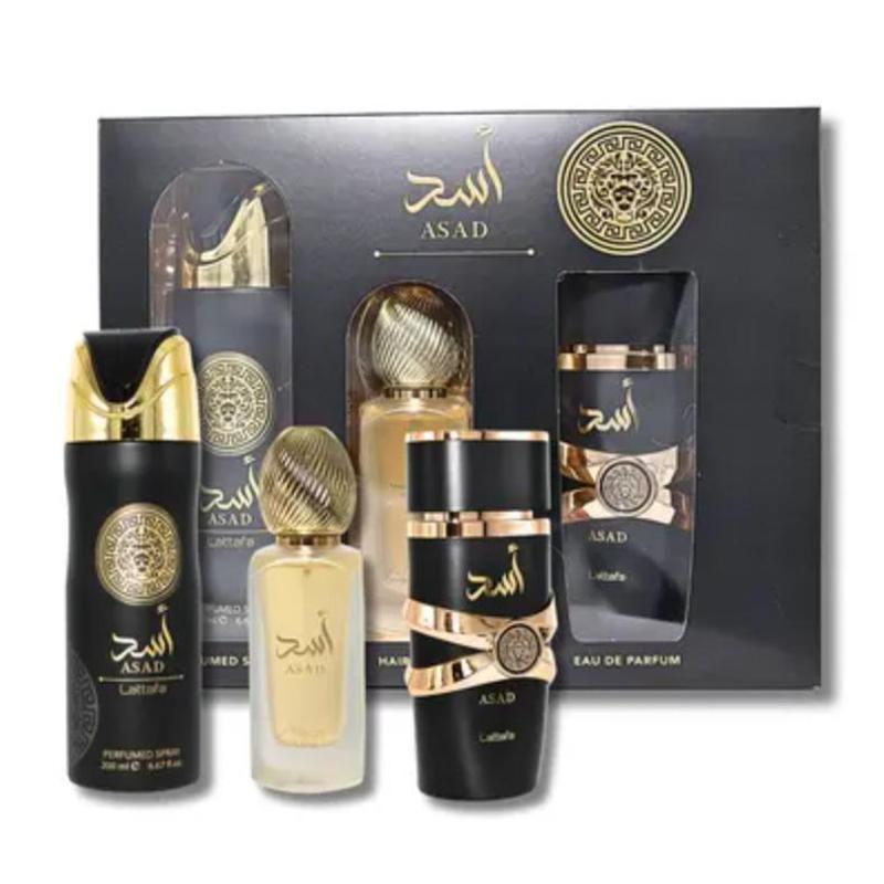 Lattafa Asad Eau de Parfum Spray for Men 3.4 Oz (100ml) Deodorant Gift ferrersa