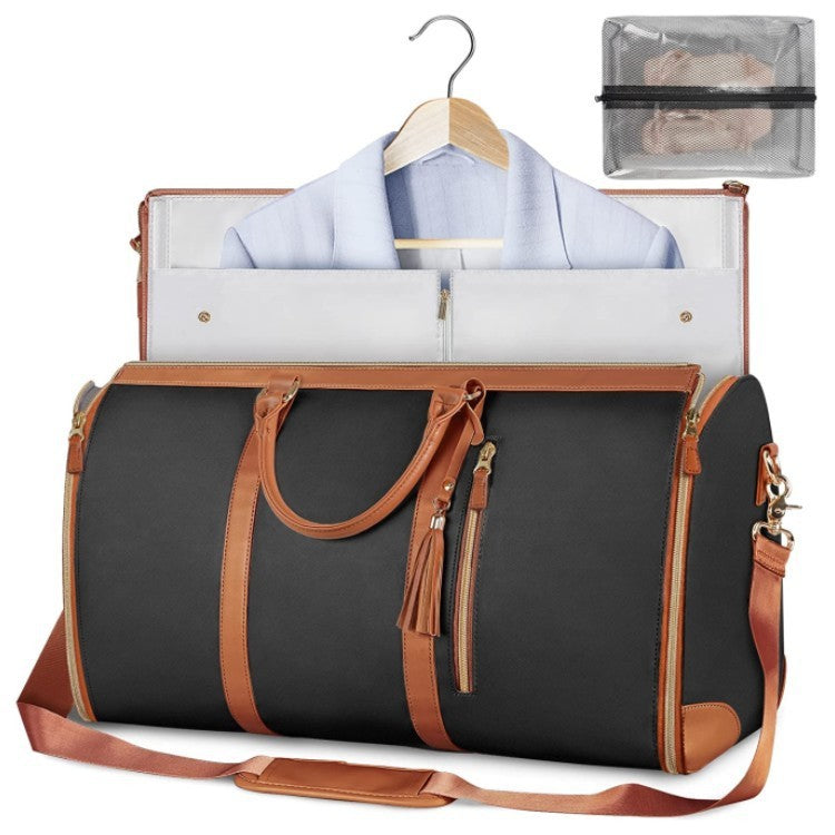Large Capacity Travel Duffle Bag Women's Handbag Folding Suit Bag Waterproof Clothes Totes ferrersa