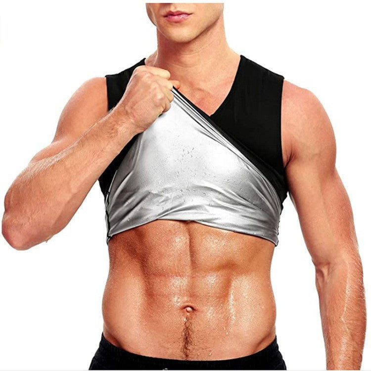 Men's And Women's Corset Violent Sweat Suit Belly Fitness Vest ferrersa