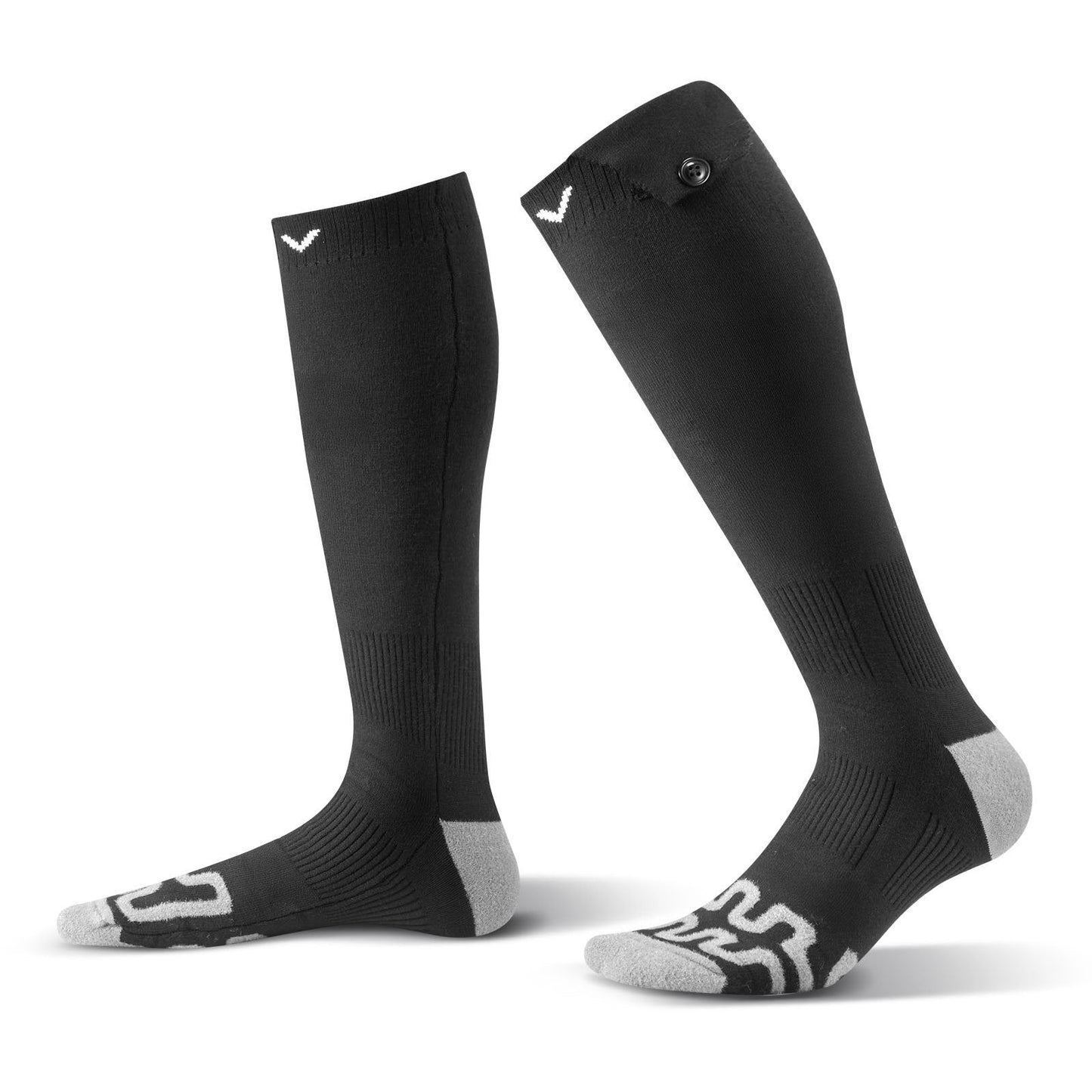 Heated Socks, 5000mAh Battery Powered, Rechargeable Heating Socks With 4 Heating Levels, Electric Heated Sock For Men Women, Foot Warmer For Hunting Riding Camping Hiking Skiing, Outdoor Work DC-Powered by People