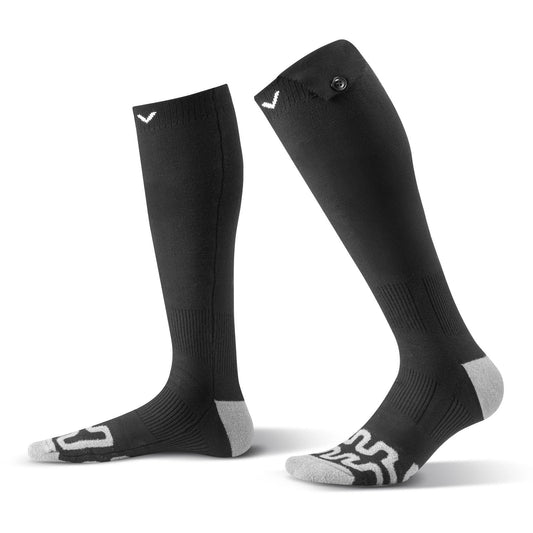 Heated Socks, 5000mAh Battery Powered, Rechargeable Heating Socks With 4 Heating Levels, Electric Heated Sock For Men Women, Foot Warmer For Hunting Riding Camping Hiking Skiing, Outdoor Work DC-Powered by People