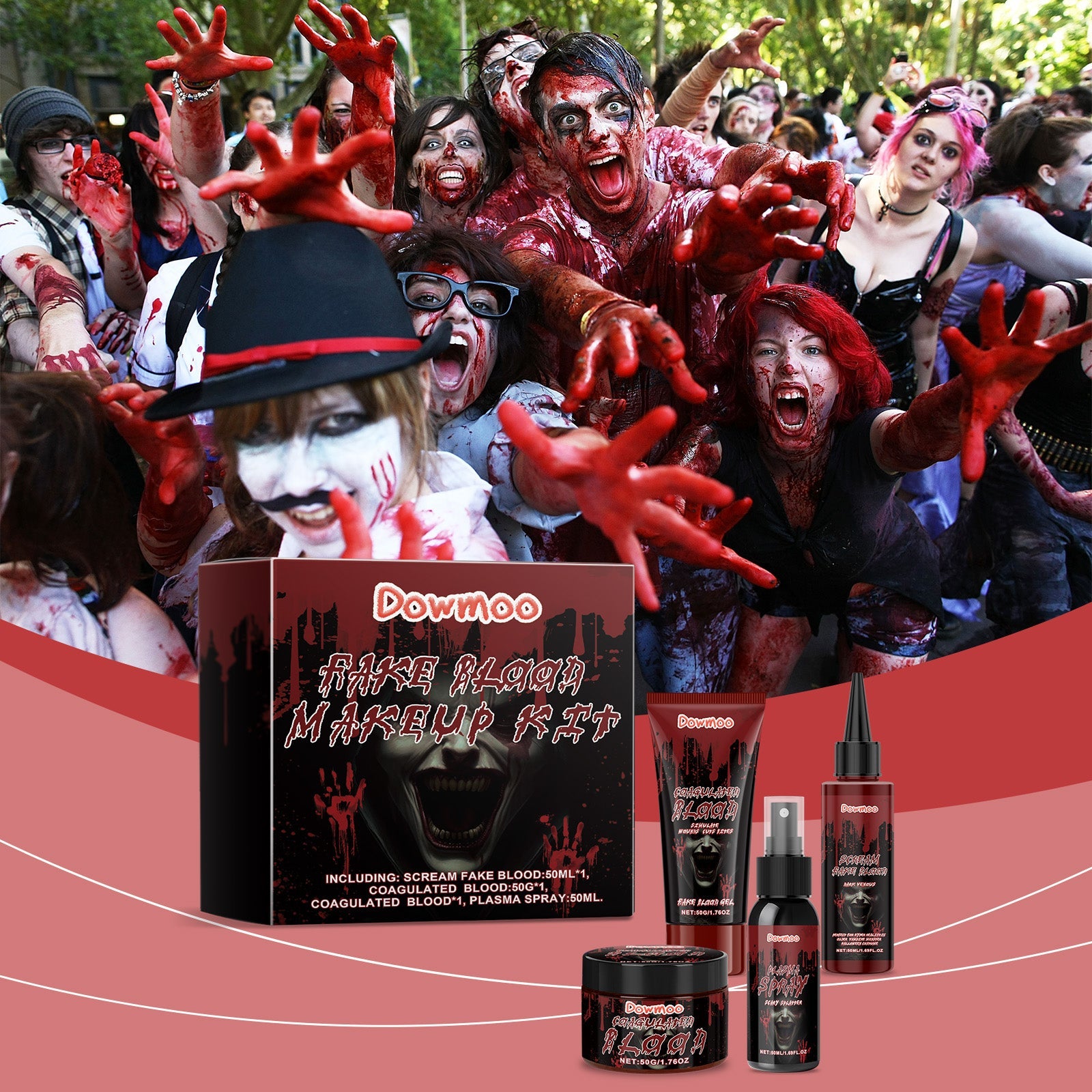 Halloween Costume Set To Create A Festive Atmosphere Effect Props Entertainment Spoofing Costume Party Supplies eprolo