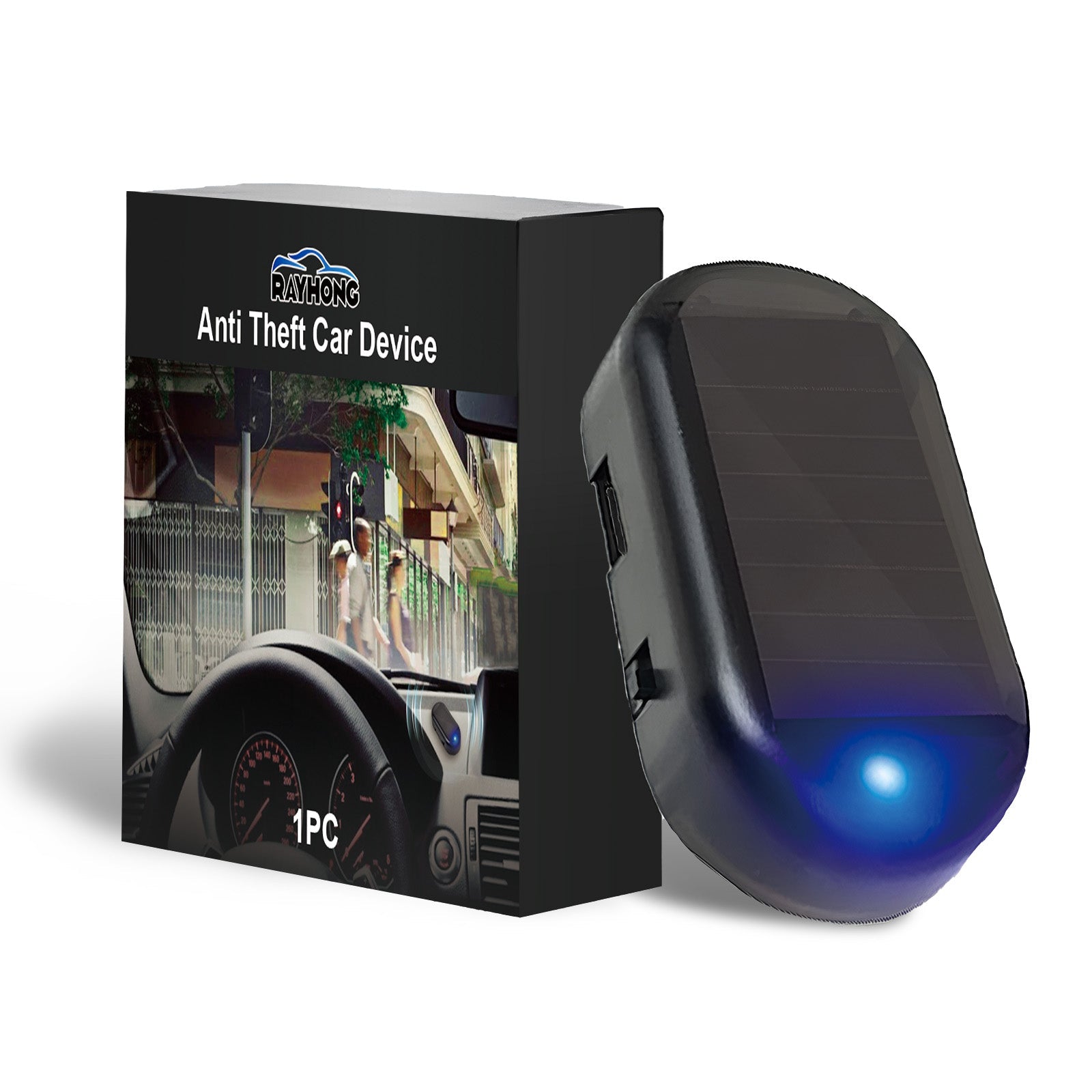 Anti Theft Car Device, Led Car Wiring Refit Explosion-Flashing Induction Anti-Theft Alarm Light eprolo