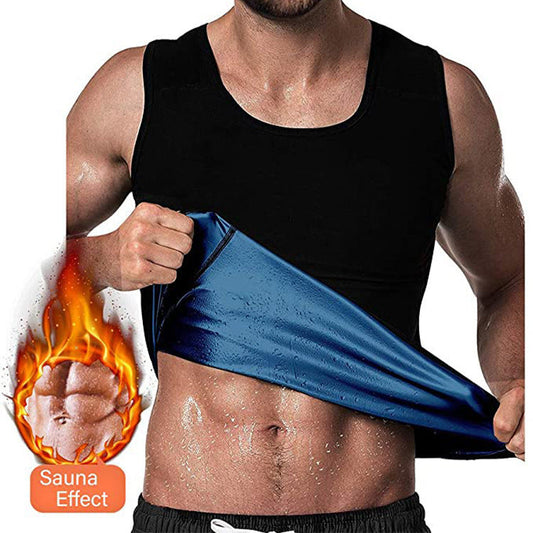 Men's And Women's Corset Violent Sweat Suit Belly Fitness Vest ferrersa