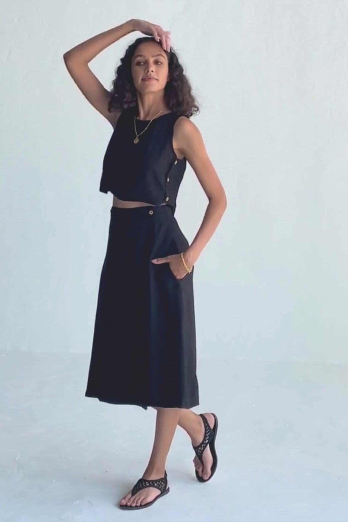 Breezy Summer Set in Black DC-Reistor