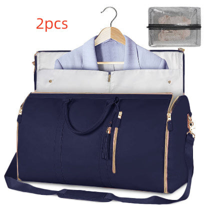 Large Capacity Travel Duffle Bag Women's Handbag Folding Suit Bag Waterproof Clothes Totes ferrersa